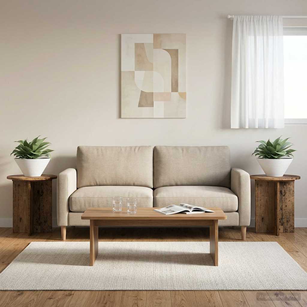 Pflanzenständer 2 Stk. Altholz 40 x 40 x 40 cm Holzwerkstoff