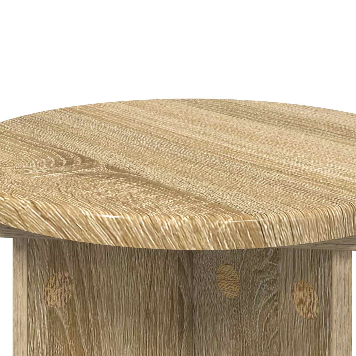 Pflanzenständer 2 Stk. Sonoma-Eiche Ø29,5 x 40 cm Holzwerkstoff