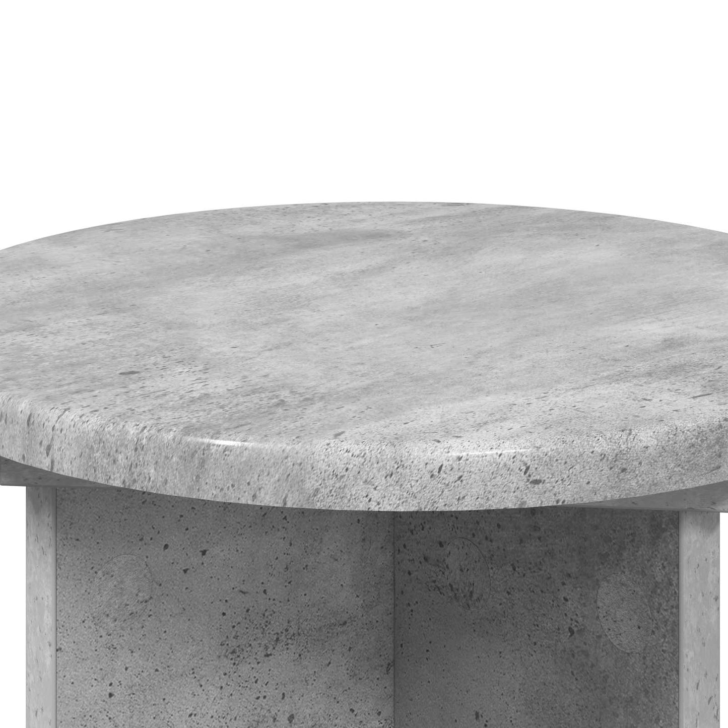 Pflanzenständer 2 Stk. Betongrau Ø29,5 x 40 cm Holzwerkstoff