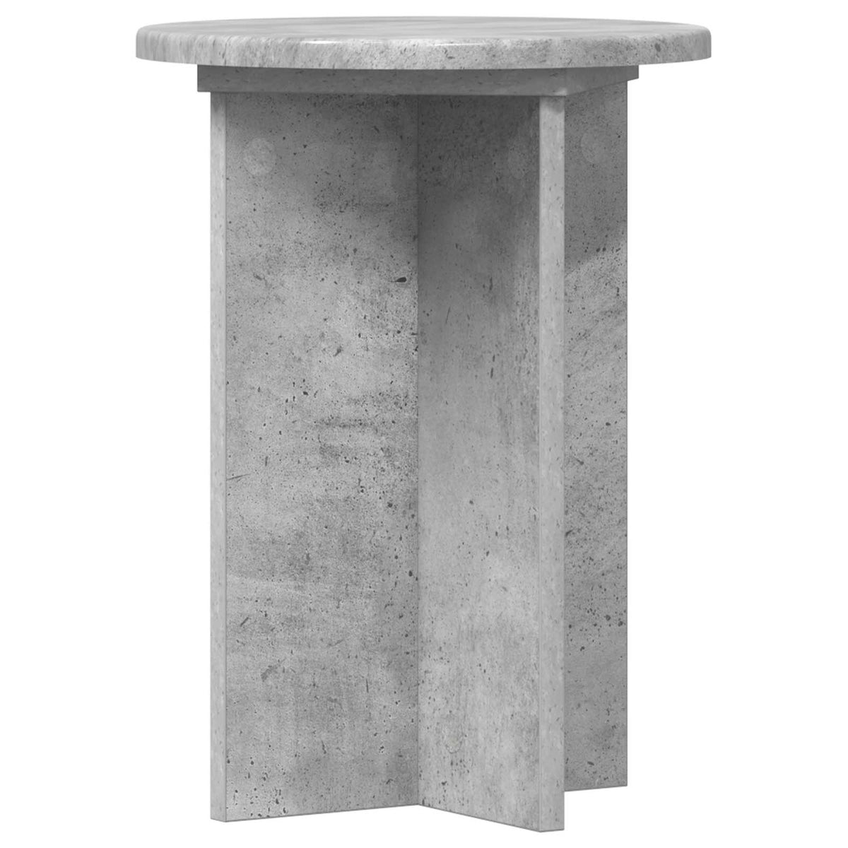 Pflanzenständer 2 Stk. Betongrau Ø29,5 x 40 cm Holzwerkstoff