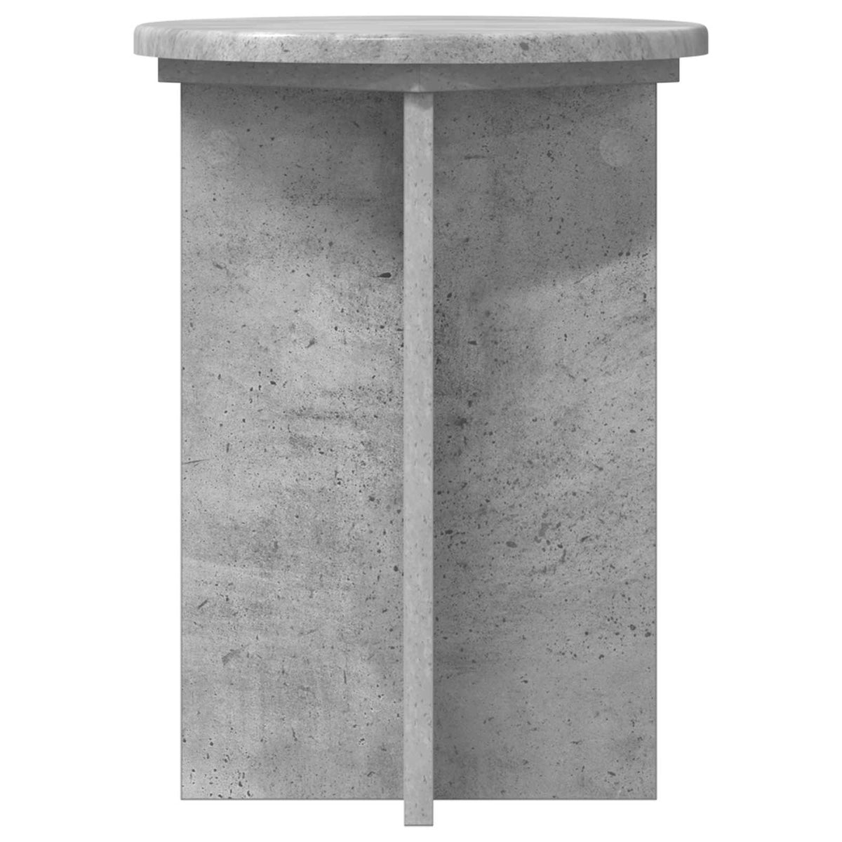 Pflanzenständer 2 Stk. Betongrau Ø29,5 x 40 cm Holzwerkstoff