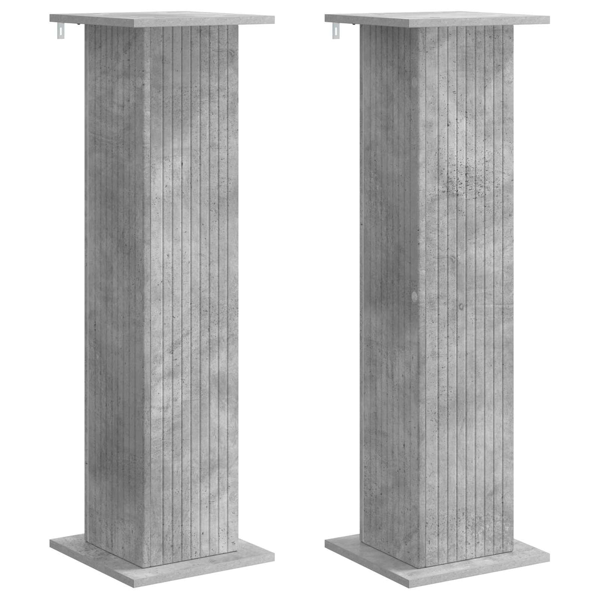 Pflanzenständer 2 stk. Betongrau 30,5 x 30 x 100,5 cm