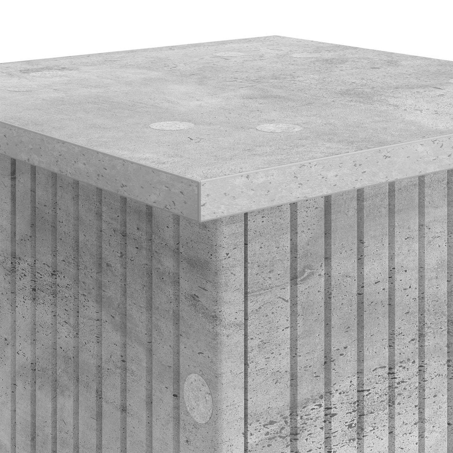 Pflanzenständer 2 stk. Betongrau 30,5 x 30 x 80,5 cm