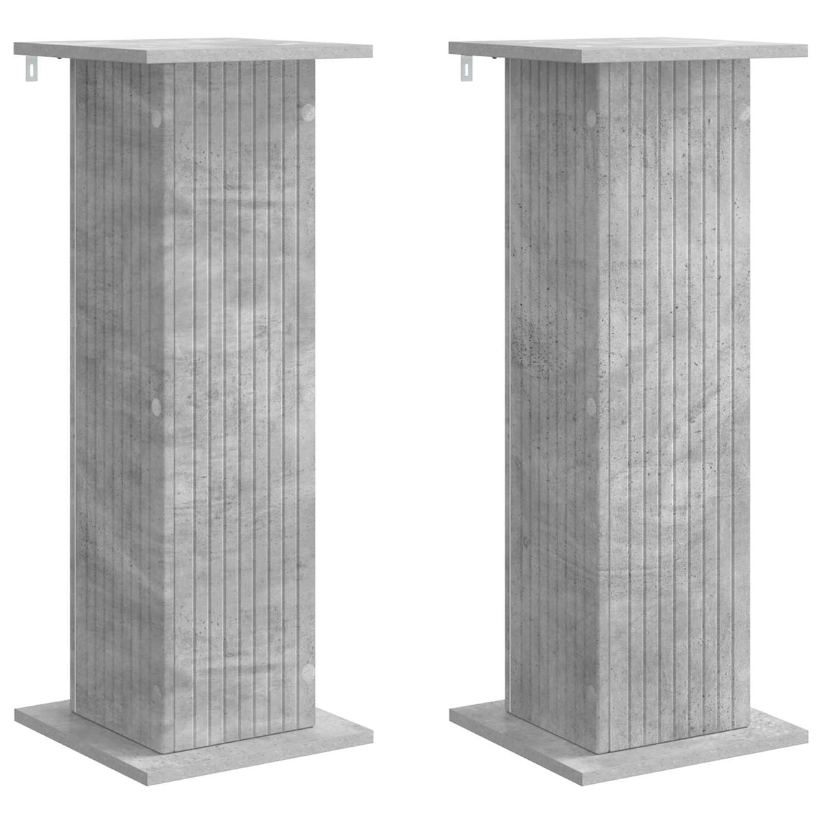 Pflanzenständer 2 stk. Betongrau 30,5 x 30 x 80,5 cm