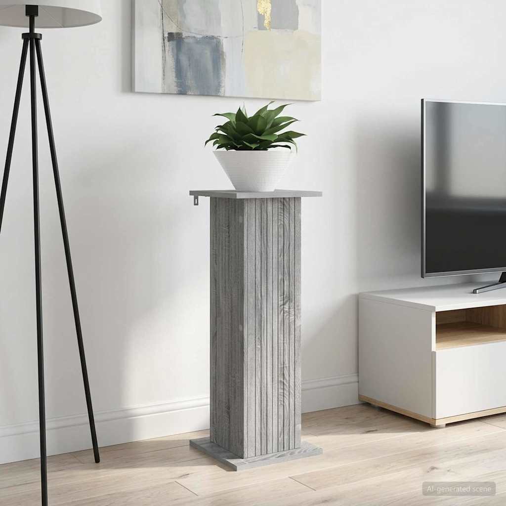 Pflanzenständer 2 stk. Graues Sonoma 30,5 x 30 x 80,5 cm