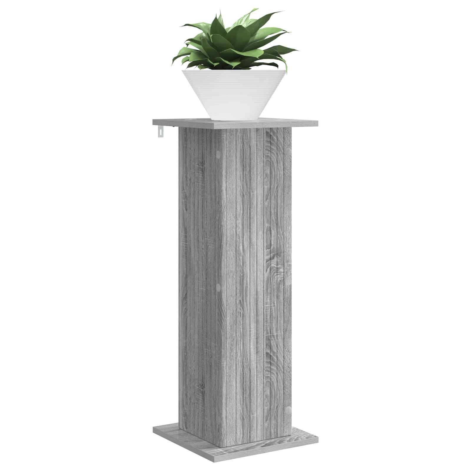 Pflanzenständer 2 stk. Graues Sonoma 30,5 x 30 x 80,5 cm