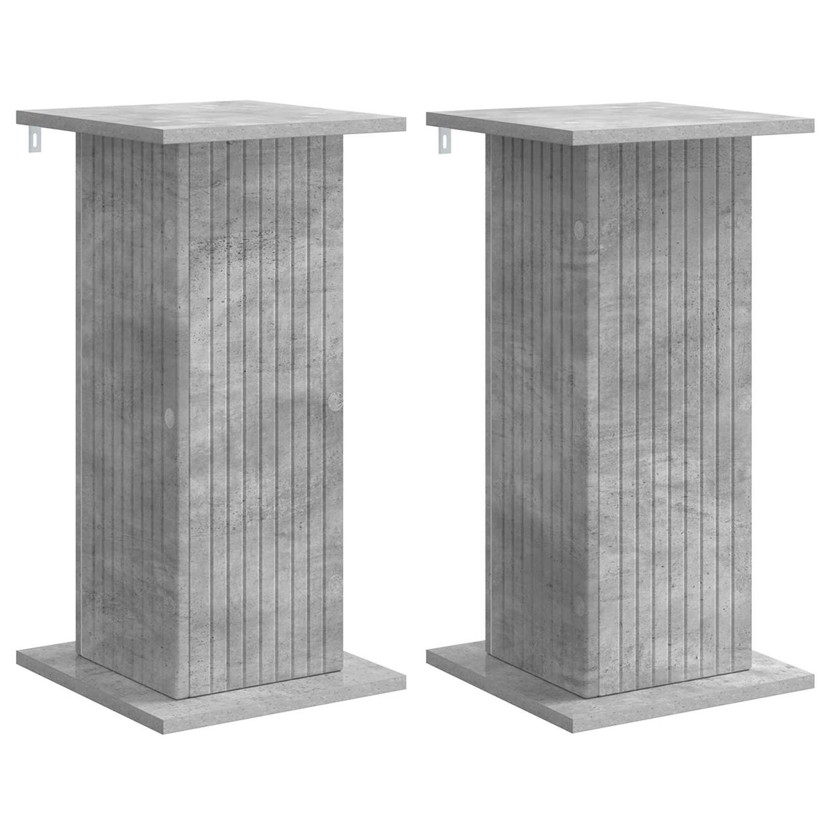 Pflanzenständer 2 stk. Betongrau 30,5 x 30 x 60,5 cm