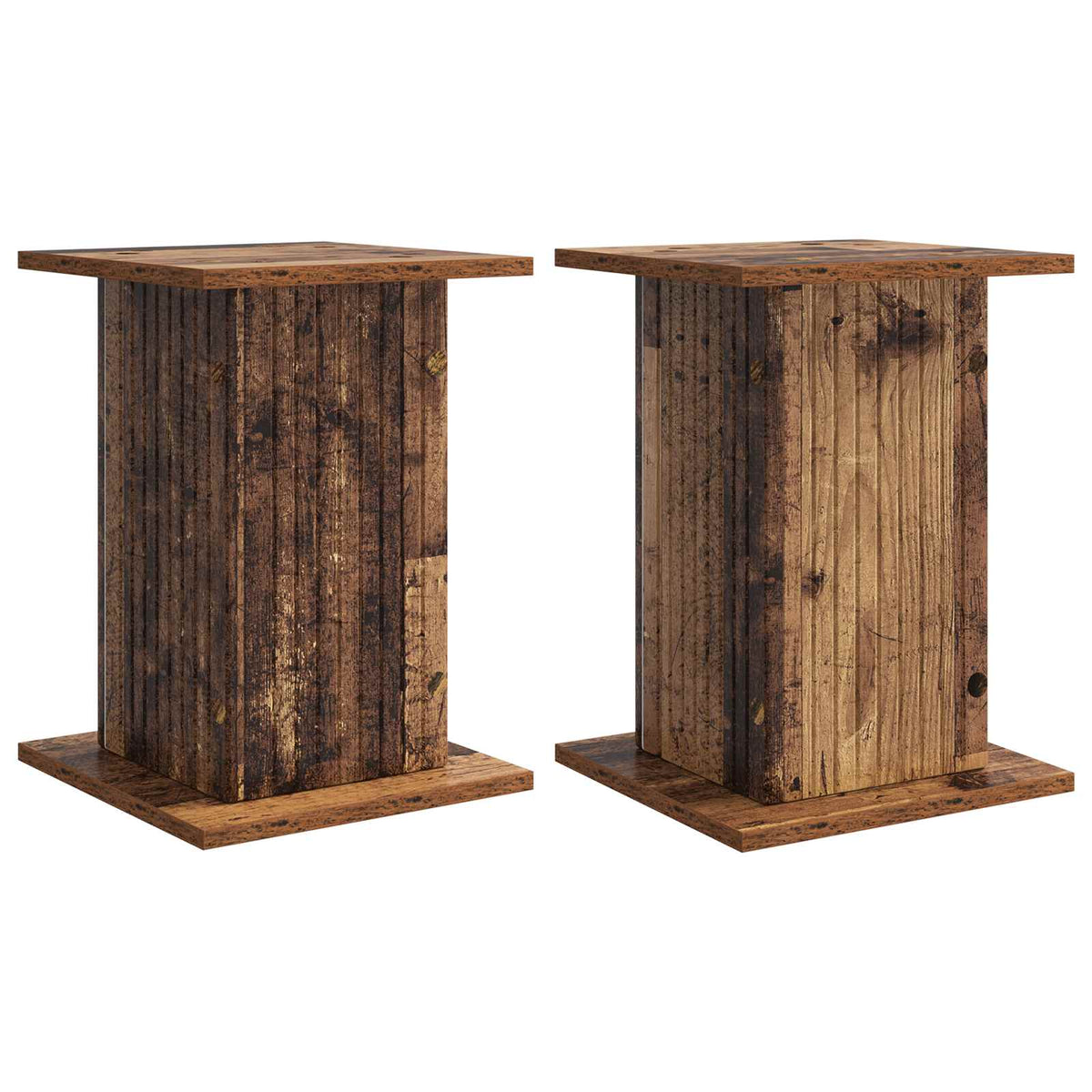 Pflanzenständer 2 stk. Altholz 30,5 x 30 x 43 cm Holzwerkstoff