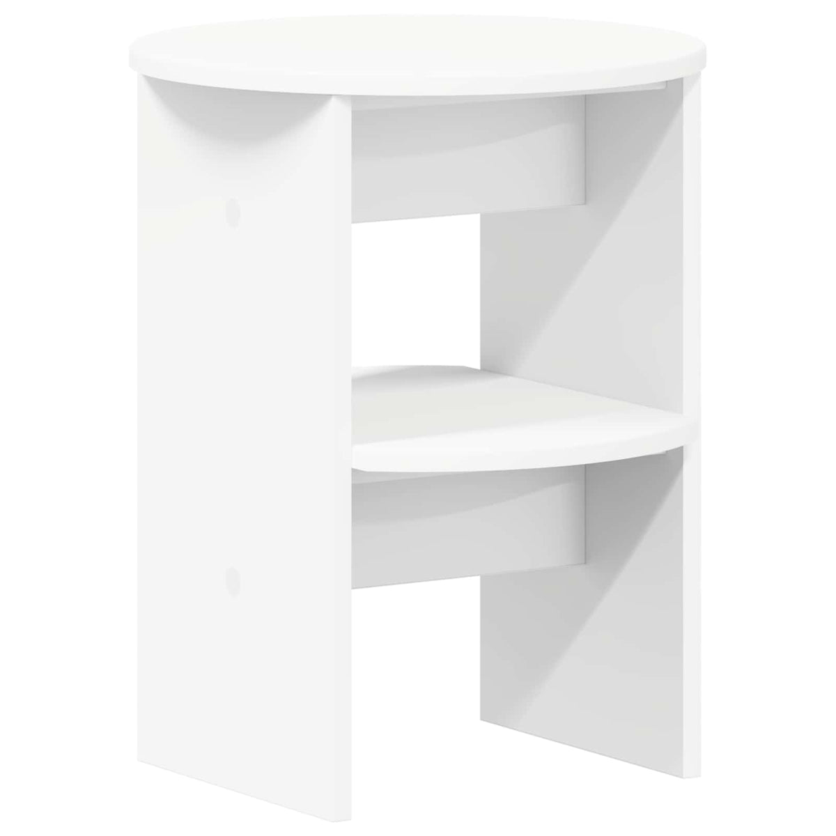 Seitenschrank 2 stk. Weiß Ø40 x 50 cm Holzwerkstoff