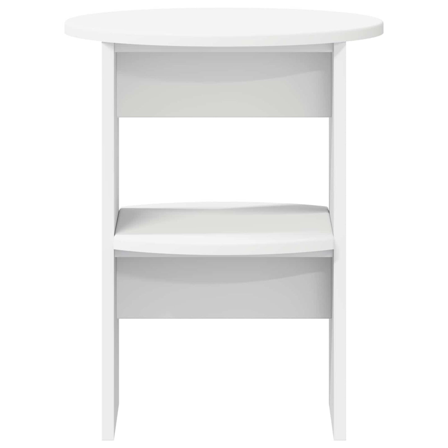 Seitenschrank 2 stk. Weiß Ø40 x 50 cm Holzwerkstoff
