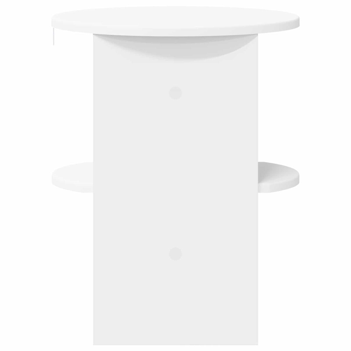 Seitenschrank 2 stk. Weiß Ø40 x 50 cm Holzwerkstoff