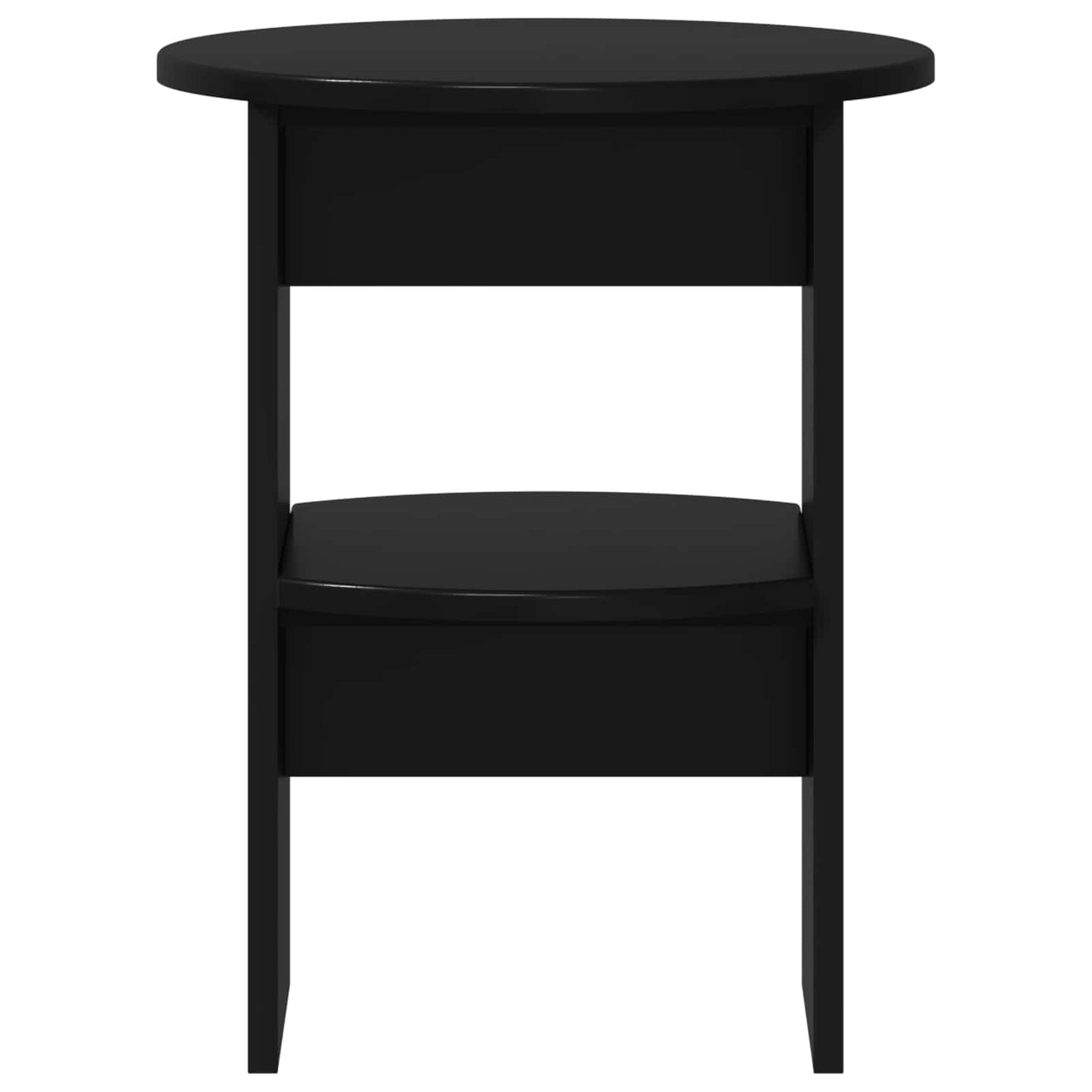 Seitenschrank 2 stk. Schwarz Ø40 x 50 cm Holzwerkstoff