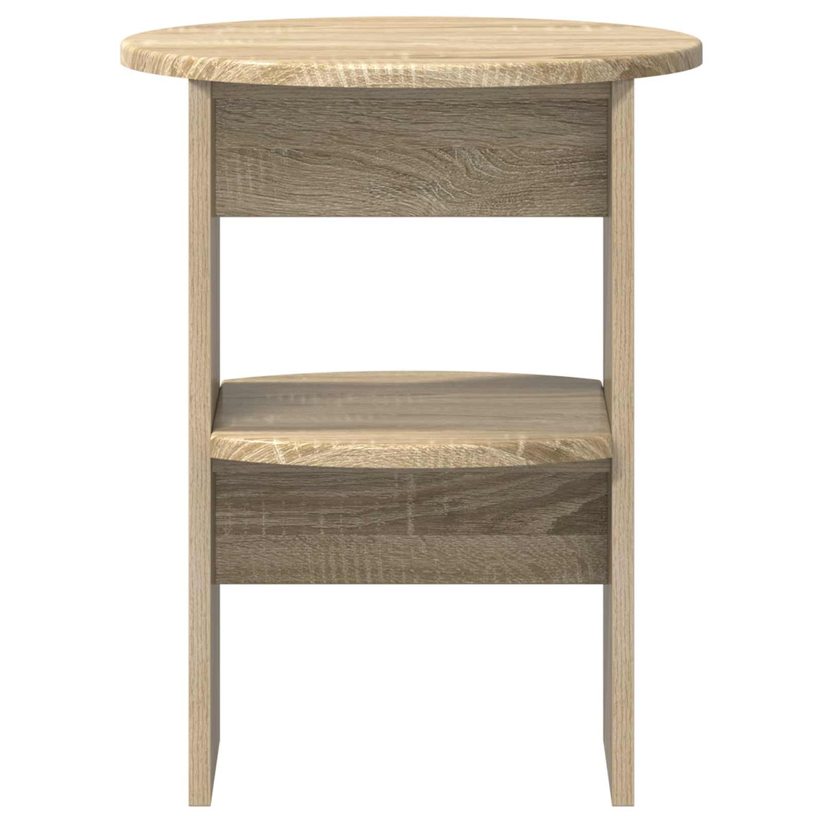 Seitenschrank 2 stk. Sonoma-Eiche Ø40 x 50 cm Holzwerkstoff