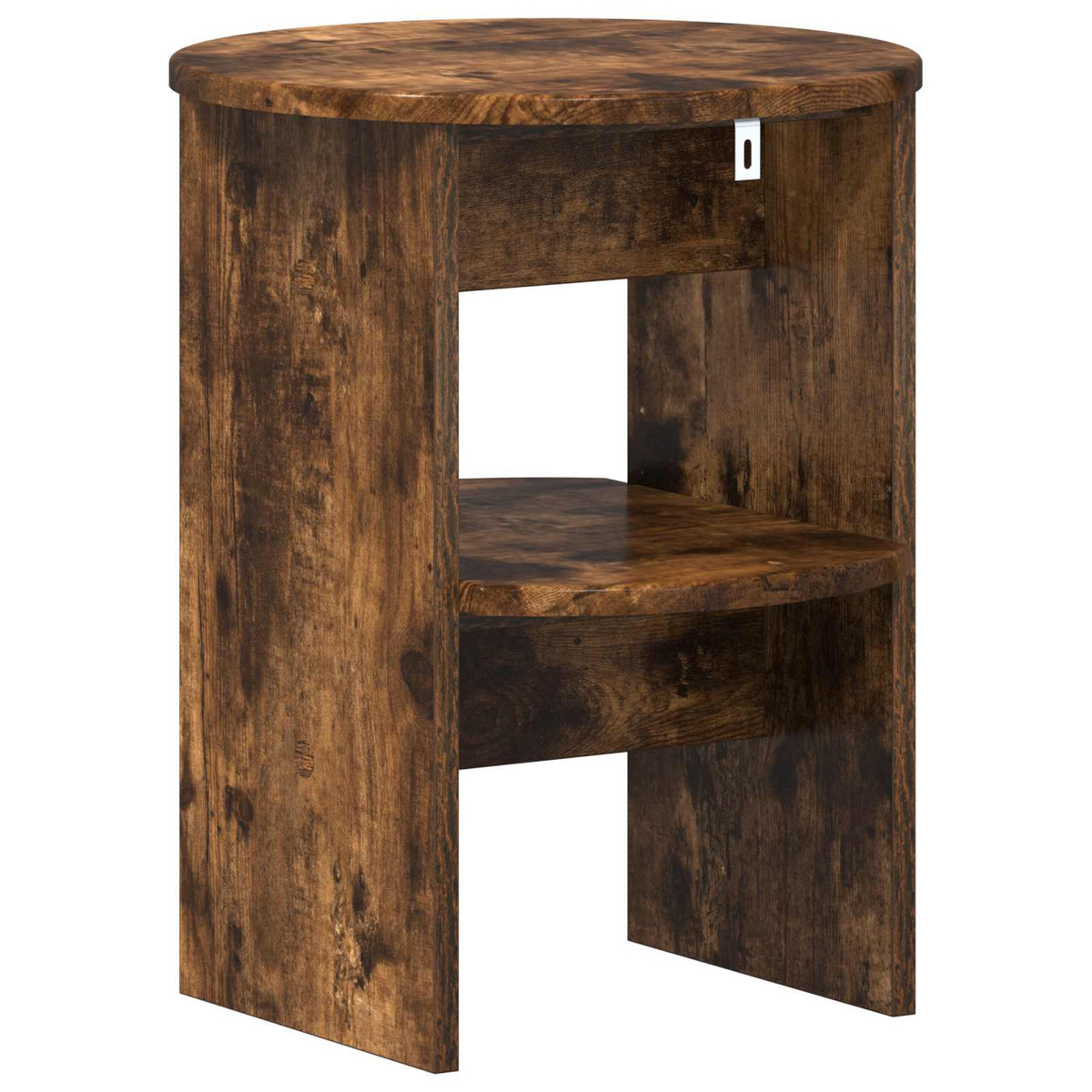 Seitenschrank 2 stk. Geräucherte Eiche Ø40 x 50 cm