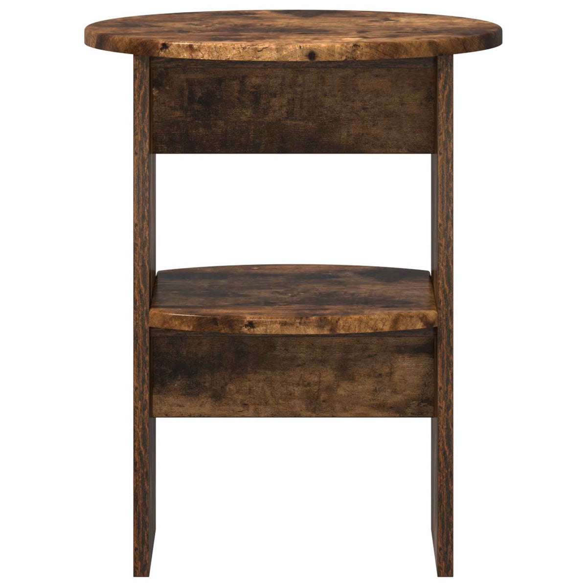 Seitenschrank 2 stk. Geräucherte Eiche Ø40 x 50 cm