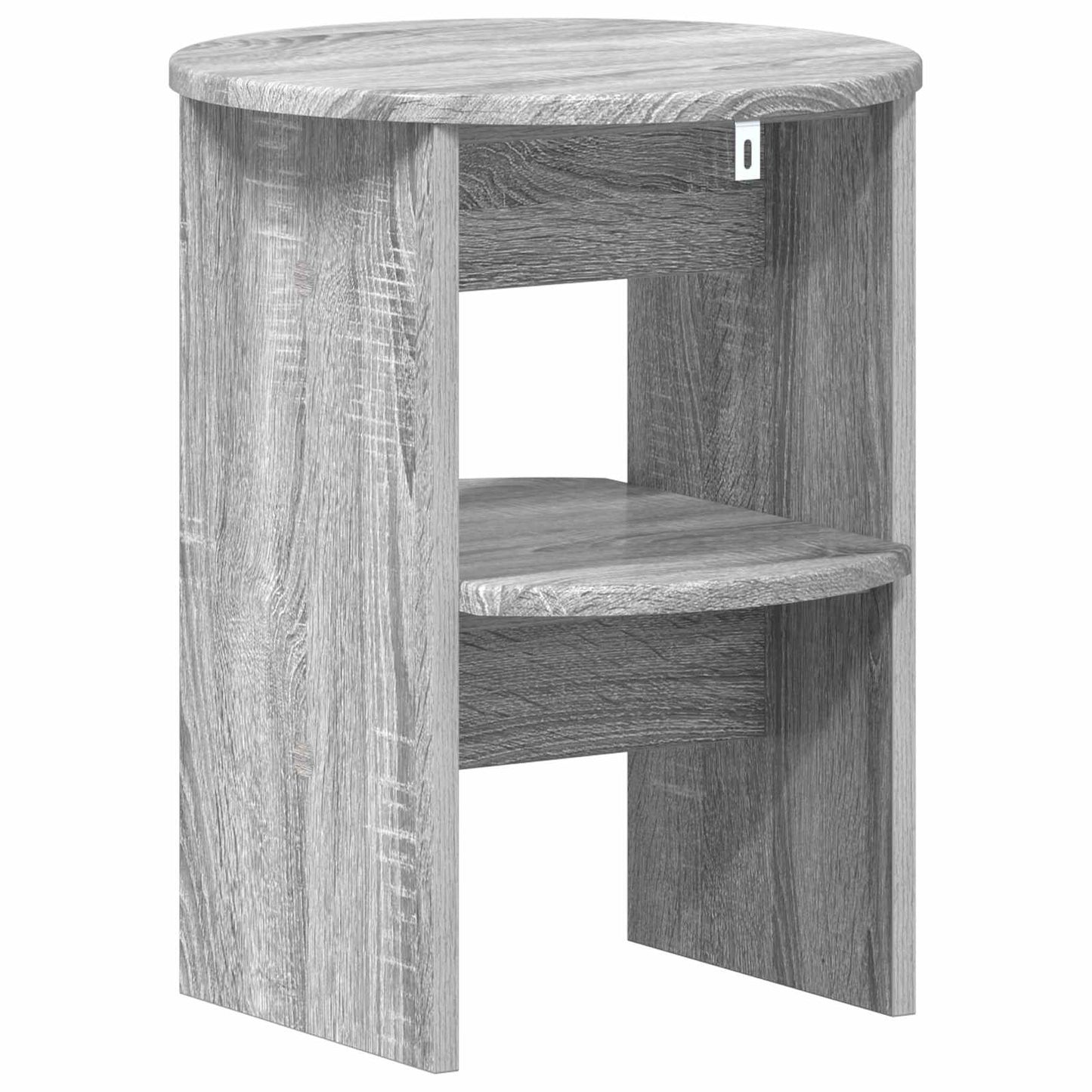 Seitenschrank 2 stk. Graues Sonoma Ø40 x 50 cm Holzwerkstoff