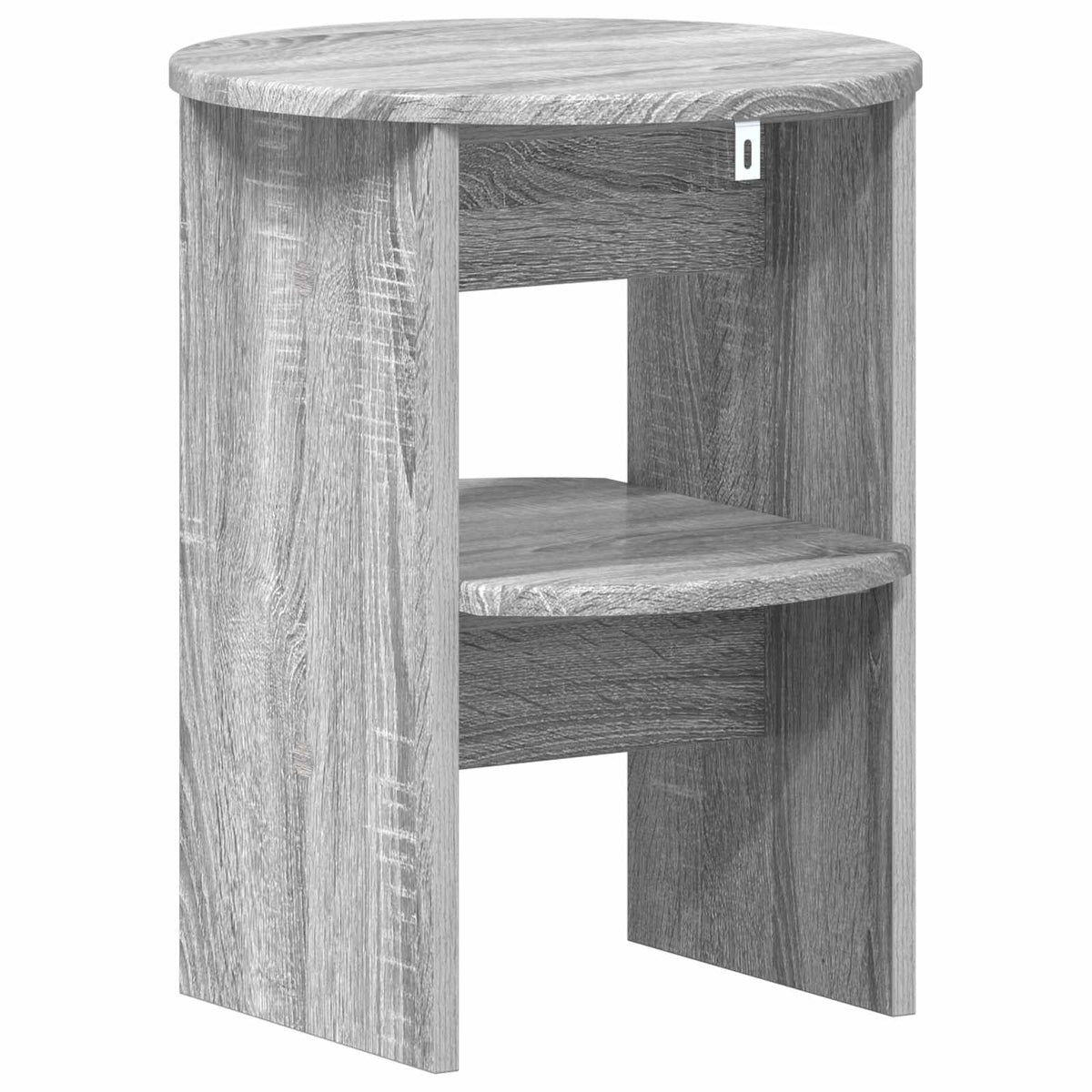 Seitenschrank 2 stk. Graues Sonoma Ø40 x 50 cm Holzwerkstoff