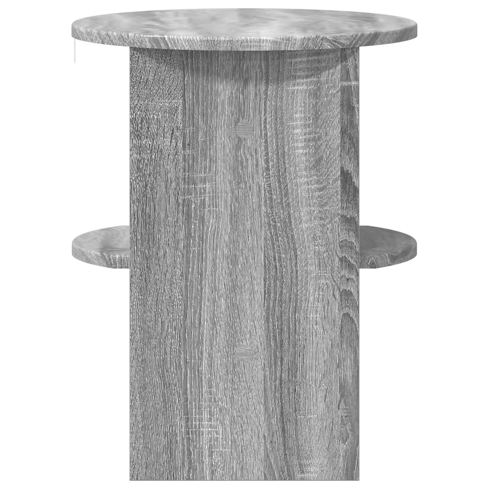 Seitenschrank 2 stk. Graues Sonoma Ø40 x 50 cm Holzwerkstoff