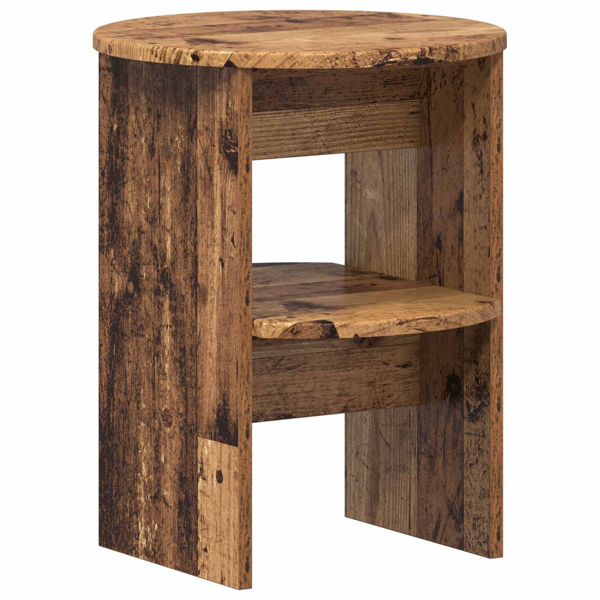 Seitenschrank 2 stk. Altholz Ø40 x 50 cm Holzwerkstoff