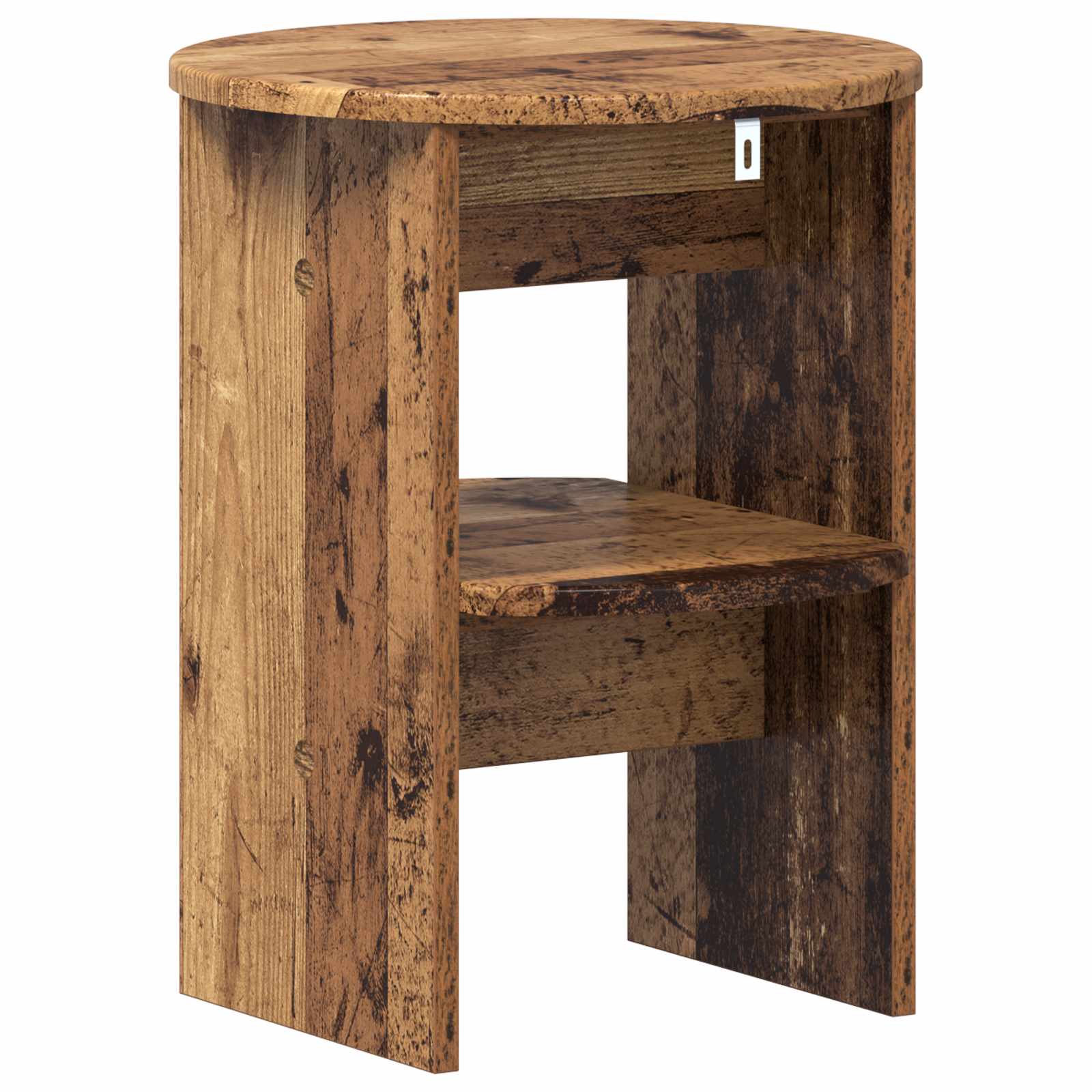 Seitenschrank 2 stk. Altholz Ø40 x 50 cm Holzwerkstoff