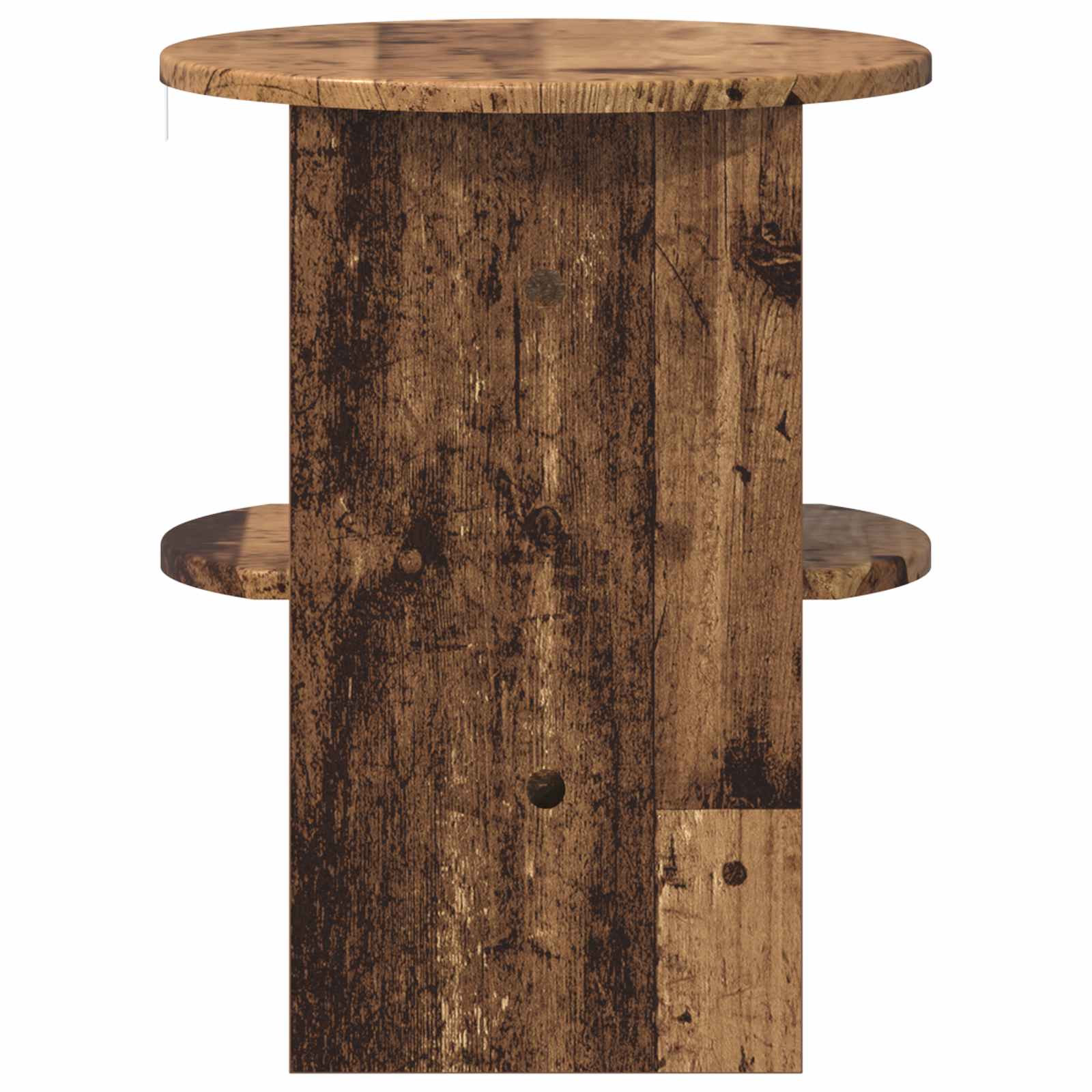 Seitenschrank 2 stk. Altholz Ø40 x 50 cm Holzwerkstoff