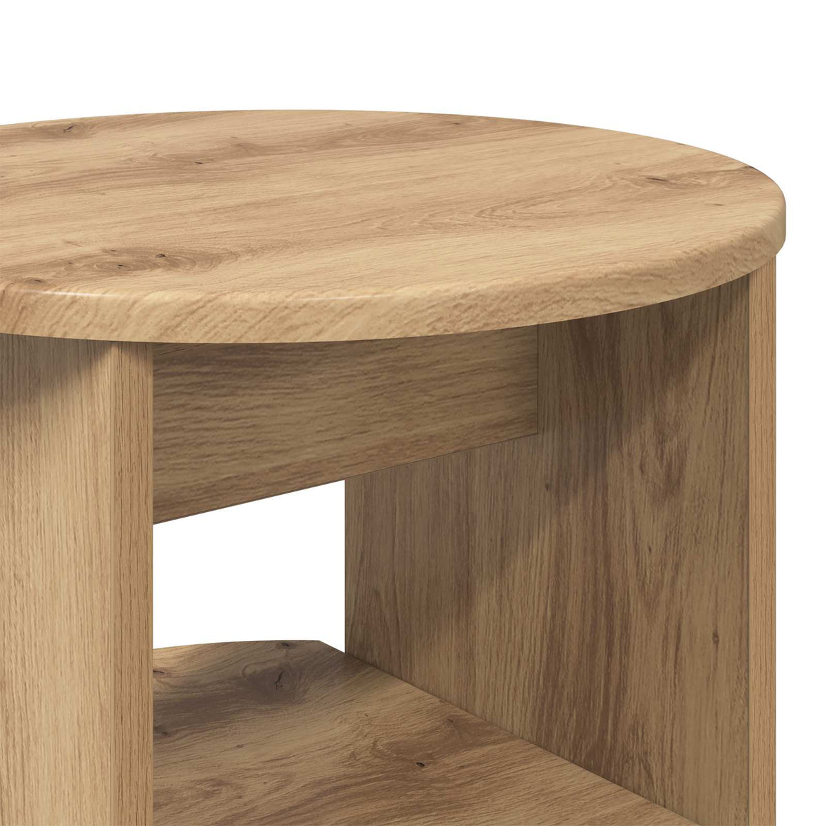 Seitenschrank 2 stk. Artisan-Eiche Ø40 x 50 cm Holzwerkstoff