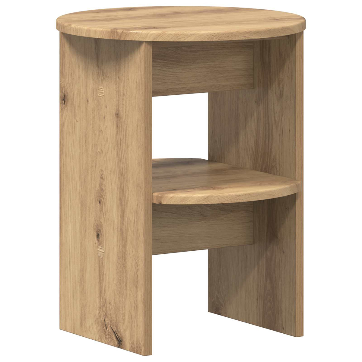 Seitenschrank 2 stk. Artisan-Eiche Ø40 x 50 cm Holzwerkstoff
