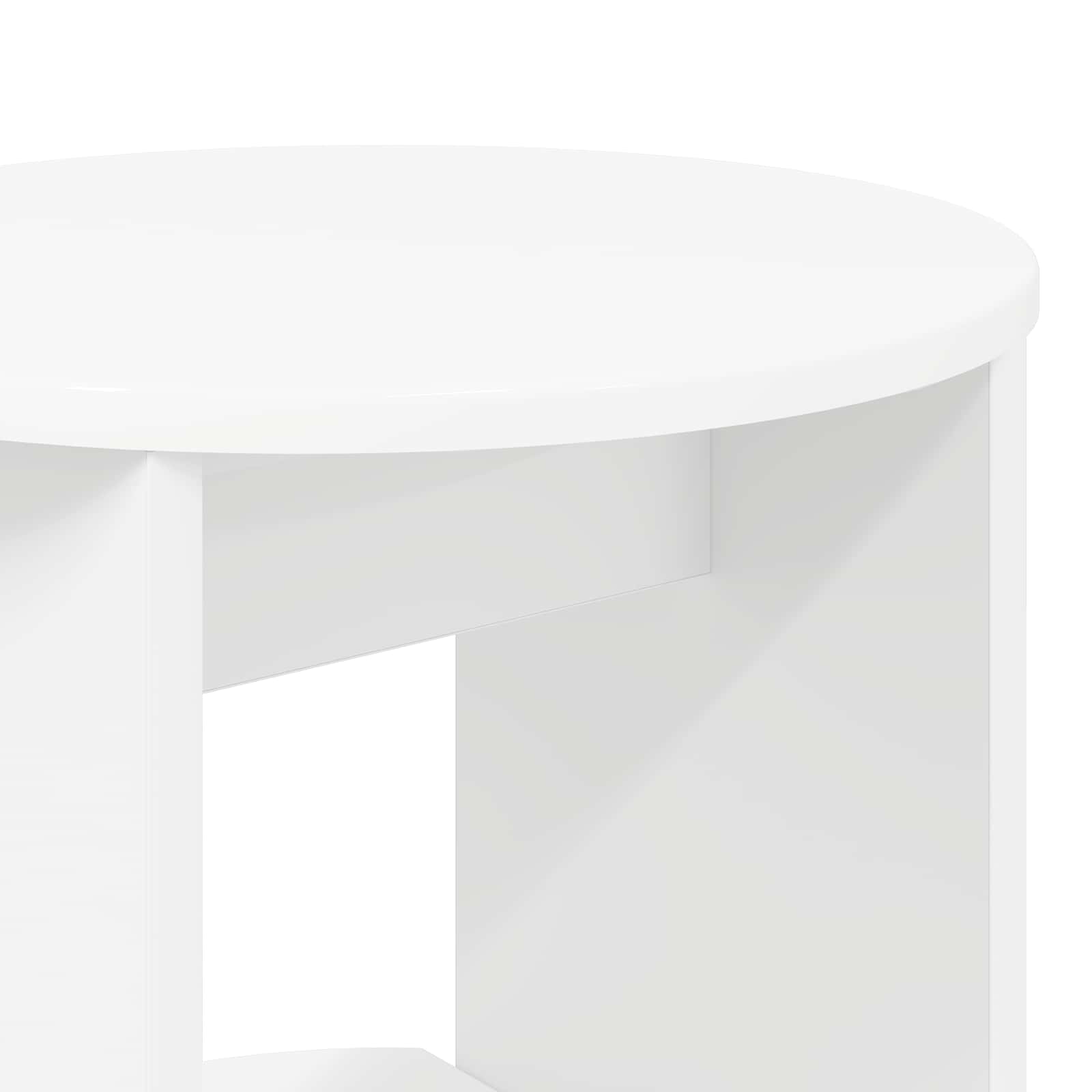 Seitenschrank Weiß Holzwerkstoff