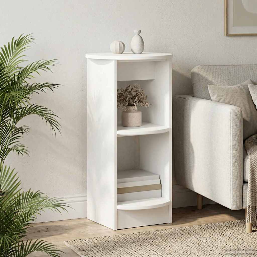 Seitenschrank Weiß Holzwerkstoff