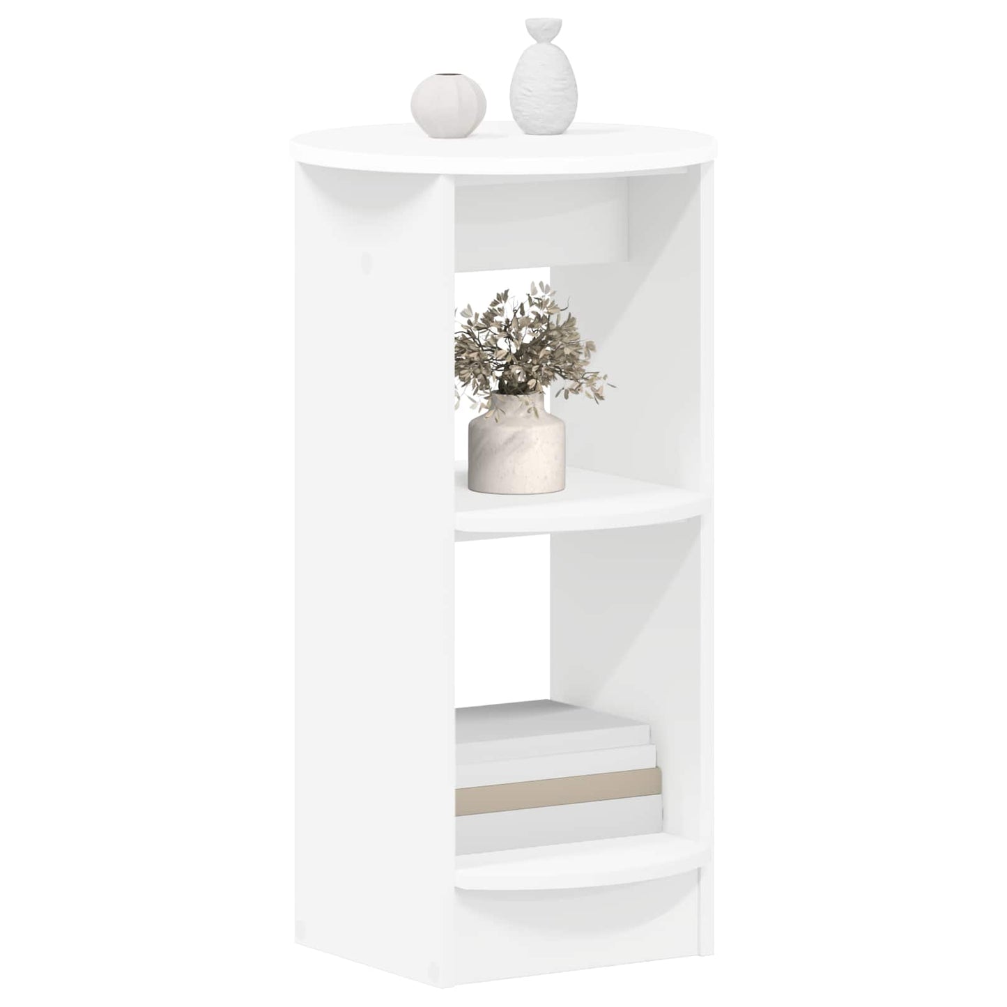 Seitenschrank Weiß Holzwerkstoff