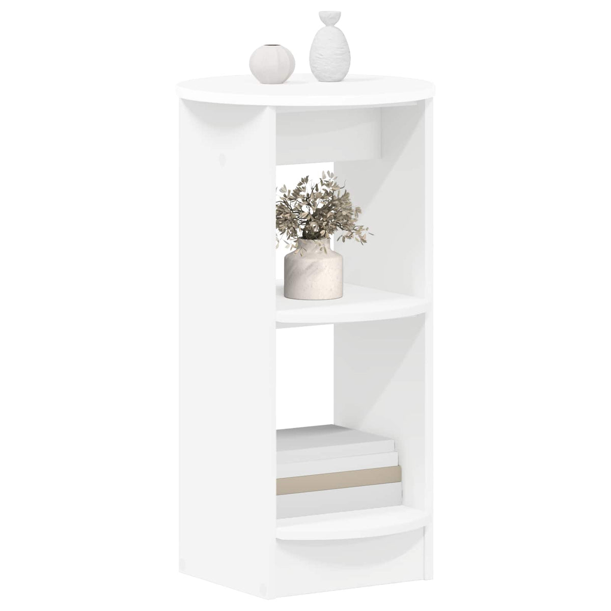 Seitenschrank Weiß Holzwerkstoff