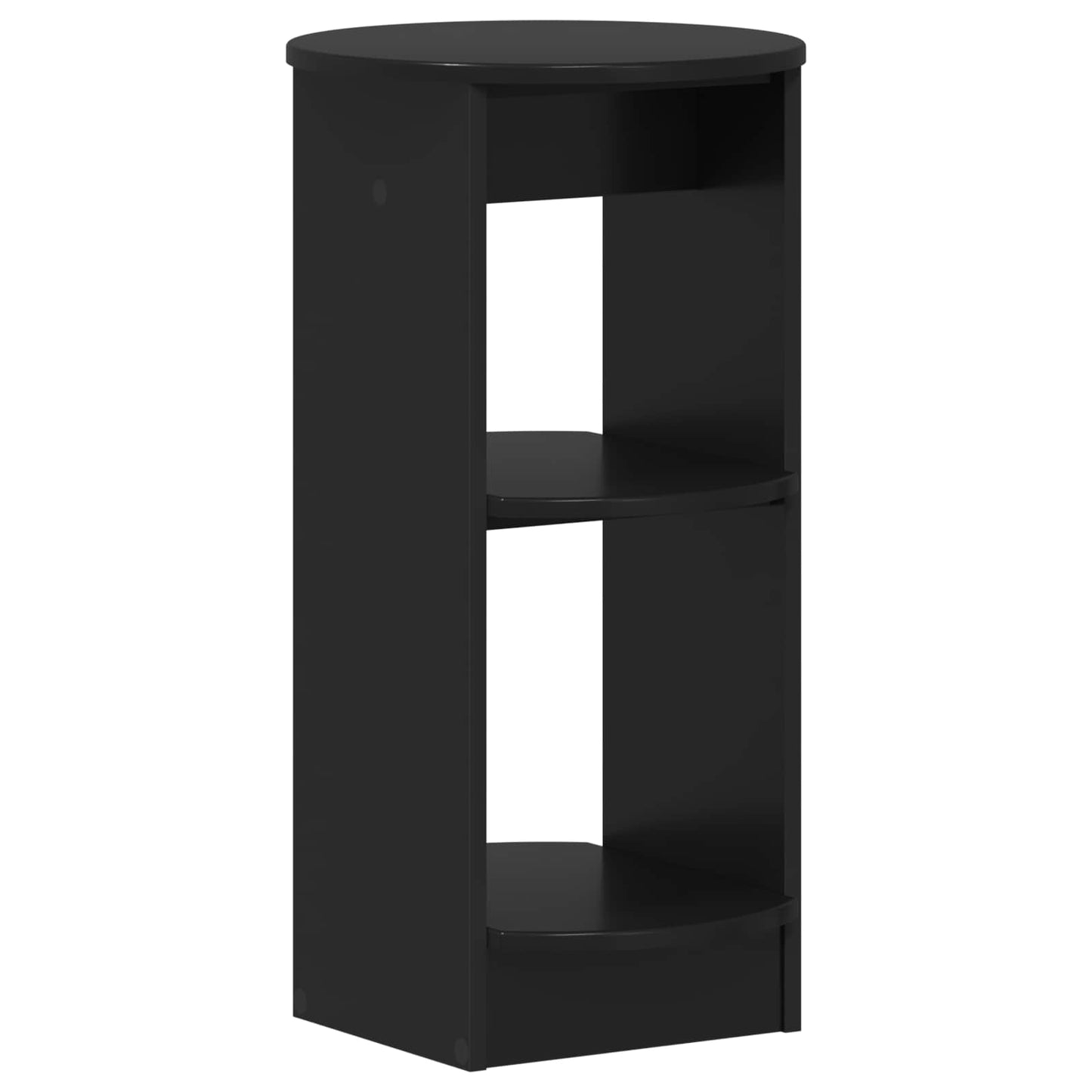 Seitenschrank Schwarz Holzwerkstoff