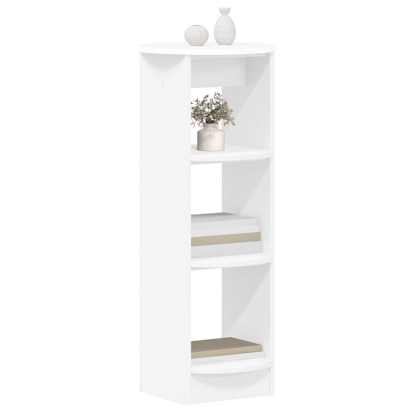Seitenschrank Weiß 40 x 40 x 100 cm Holzwerkstoff
