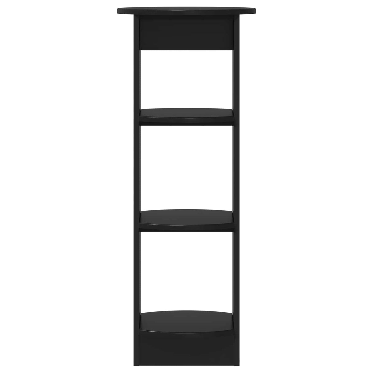Seitenschrank Schwarz 40 x 40 x 100 cm Holzwerkstoff