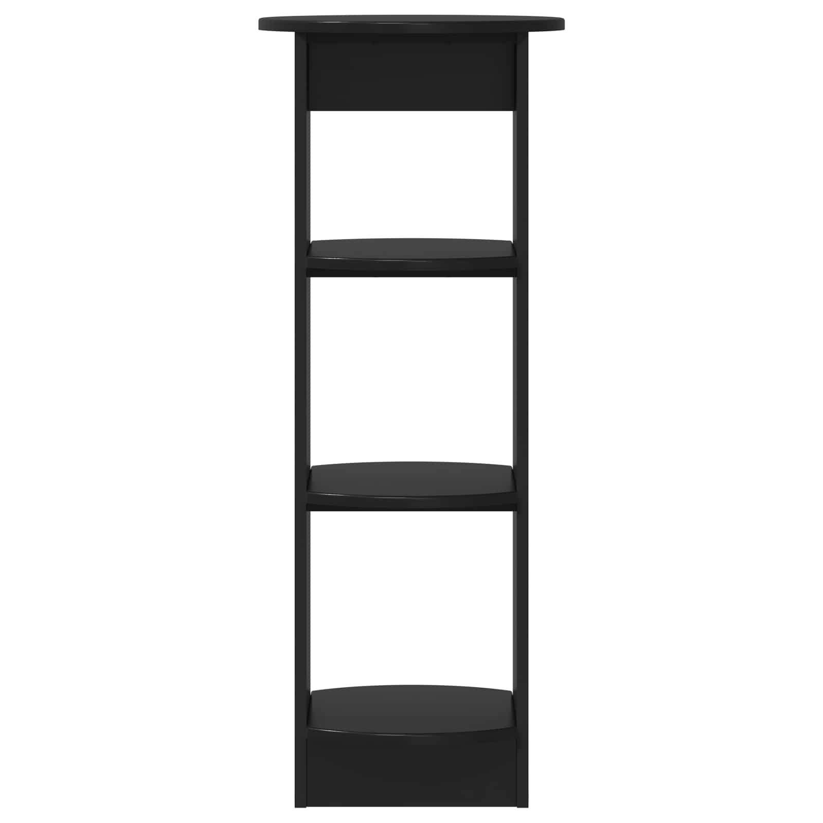 Seitenschrank Schwarz 40 x 40 x 100 cm Holzwerkstoff