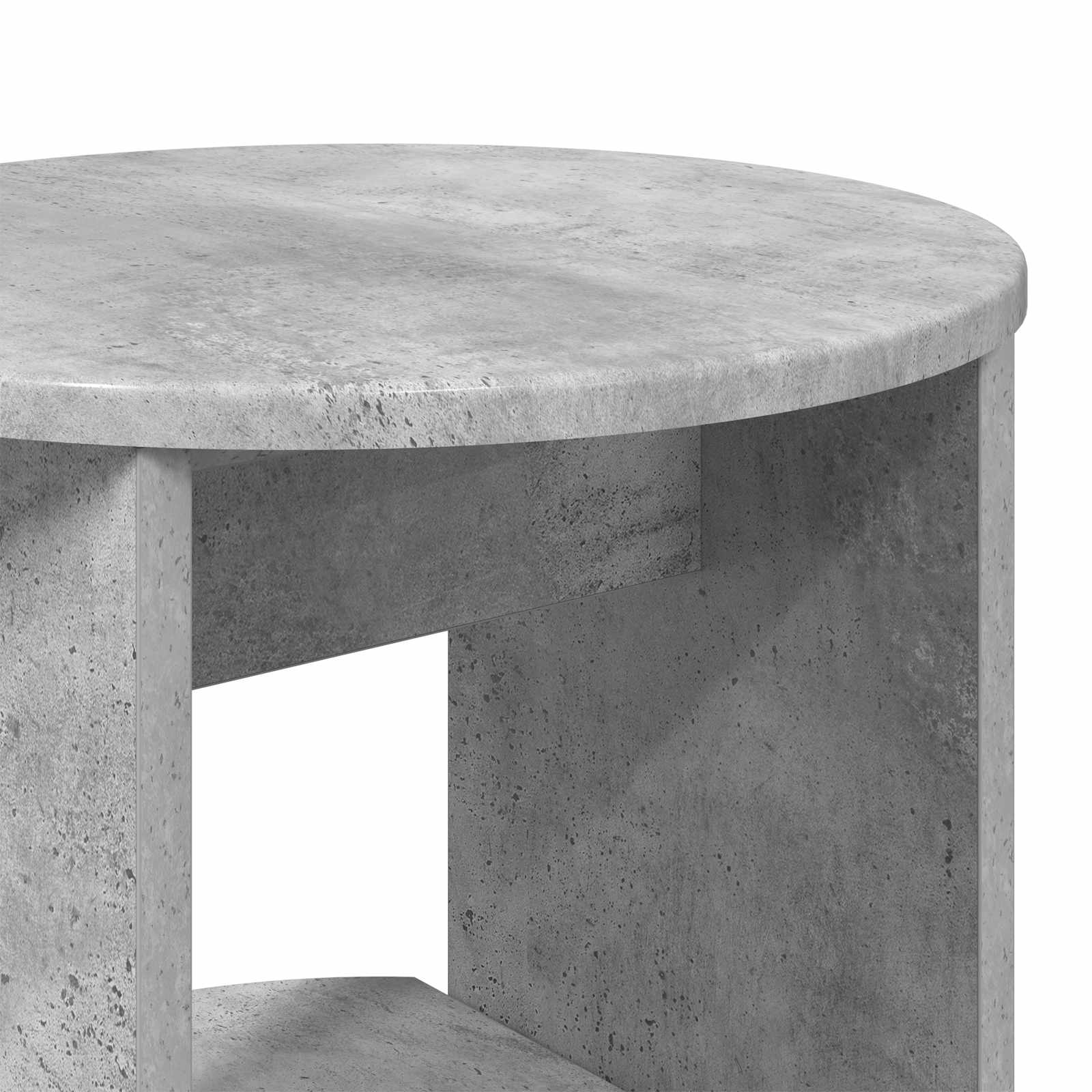 Seitenschrank Betongrau 40 x 40 x 100 cm Holzwerkstoff