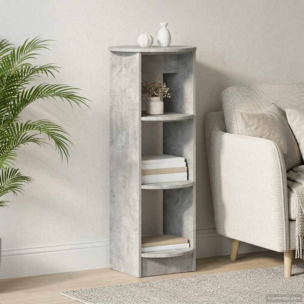 Seitenschrank Betongrau 40 x 40 x 100 cm Holzwerkstoff