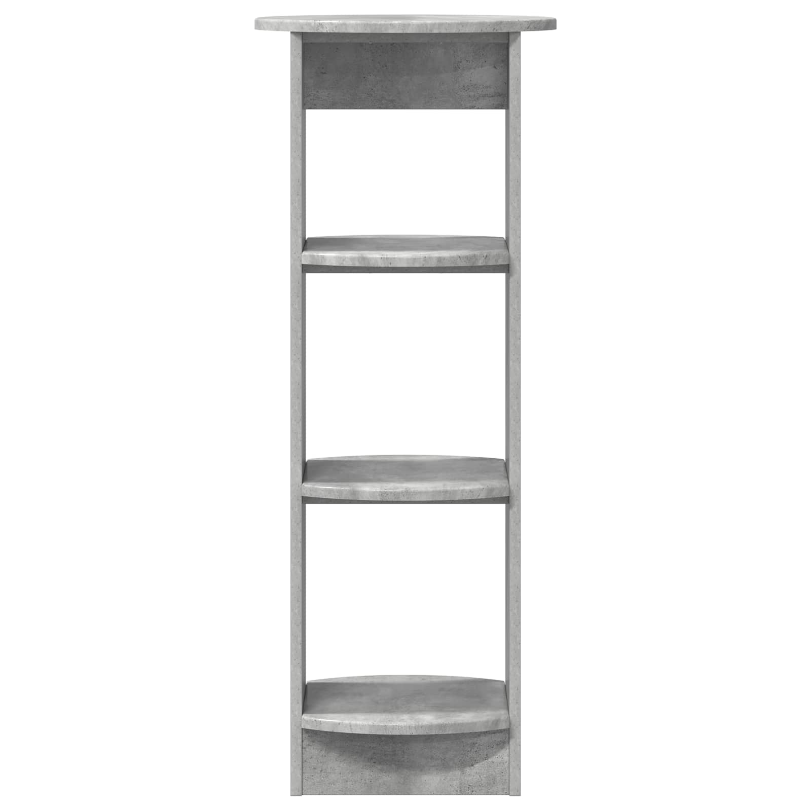 Seitenschrank Betongrau 40 x 40 x 100 cm Holzwerkstoff