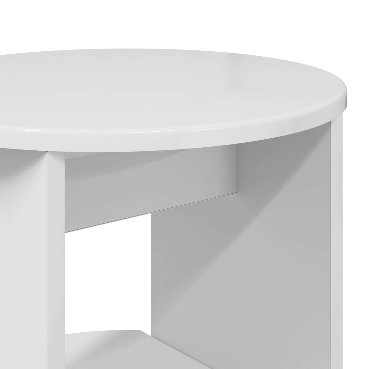 Seitenschrank Hochglanz Weiß 40 x 40 x 100 cm Holzwerkstoff