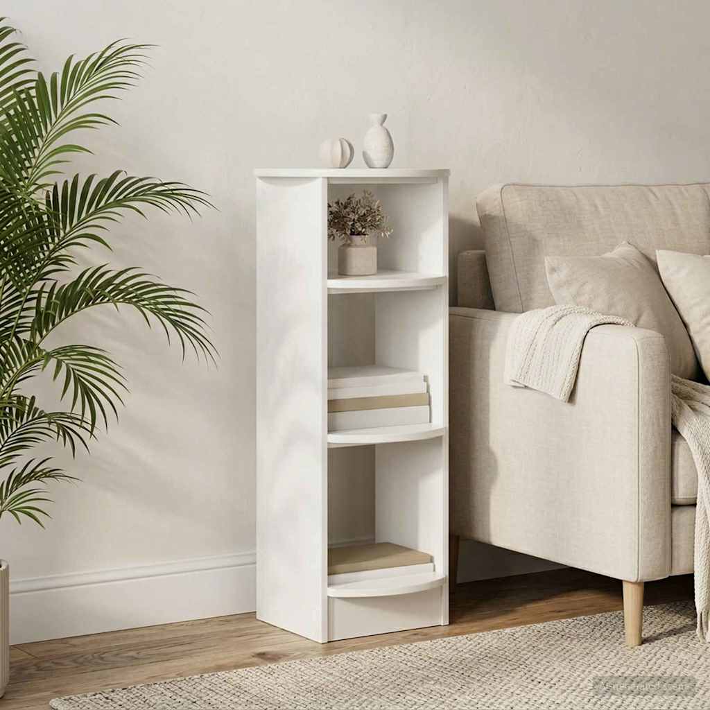 Seitenschrank Hochglanz Weiß 40 x 40 x 100 cm Holzwerkstoff