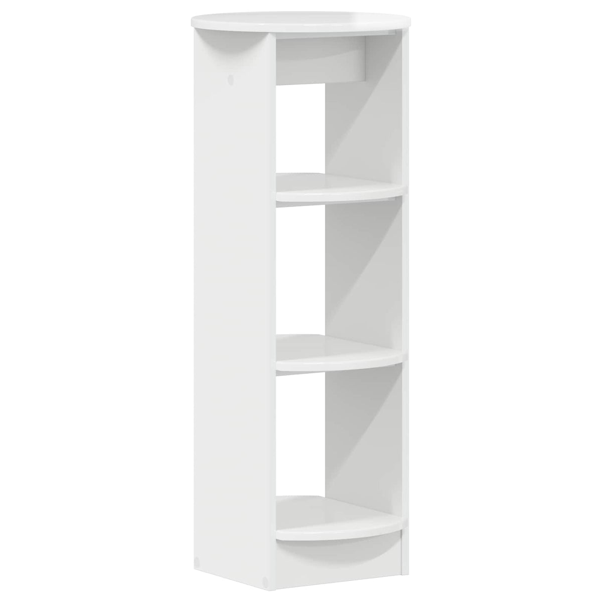 Seitenschrank Hochglanz Weiß 40 x 40 x 100 cm Holzwerkstoff