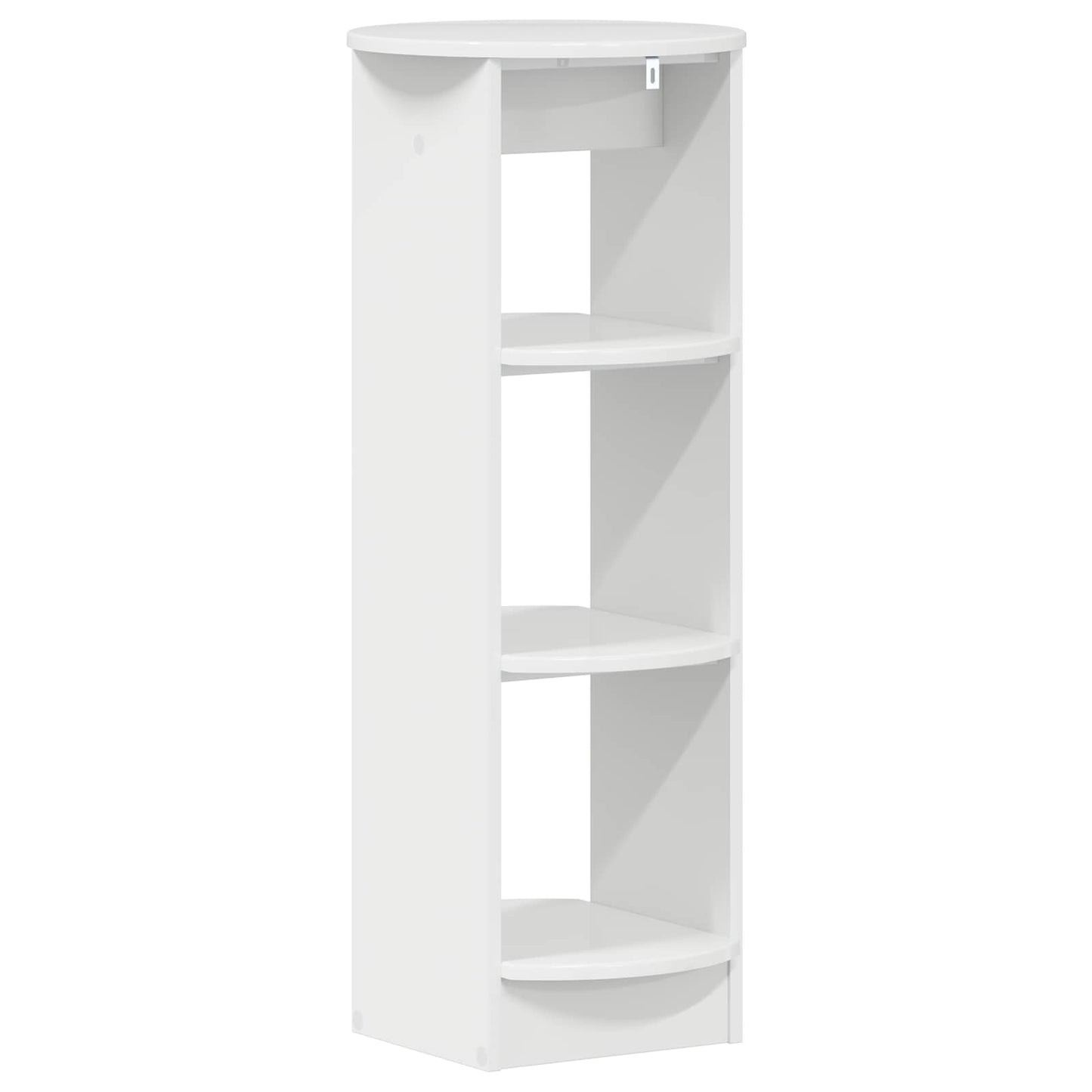Seitenschrank Hochglanz Weiß 40 x 40 x 100 cm Holzwerkstoff