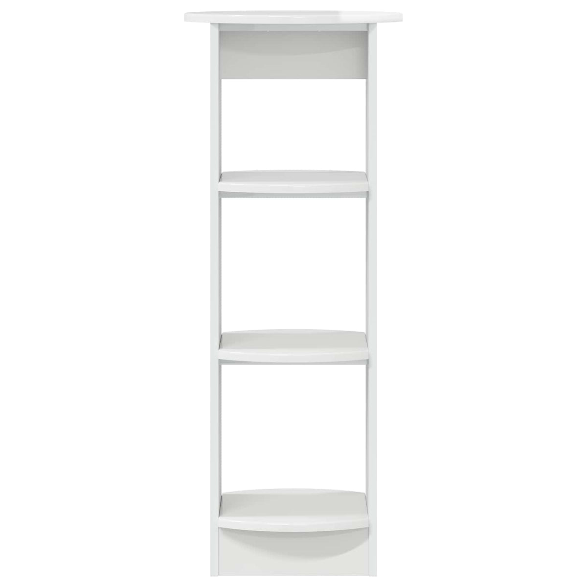 Seitenschrank Hochglanz Weiß 40 x 40 x 100 cm Holzwerkstoff