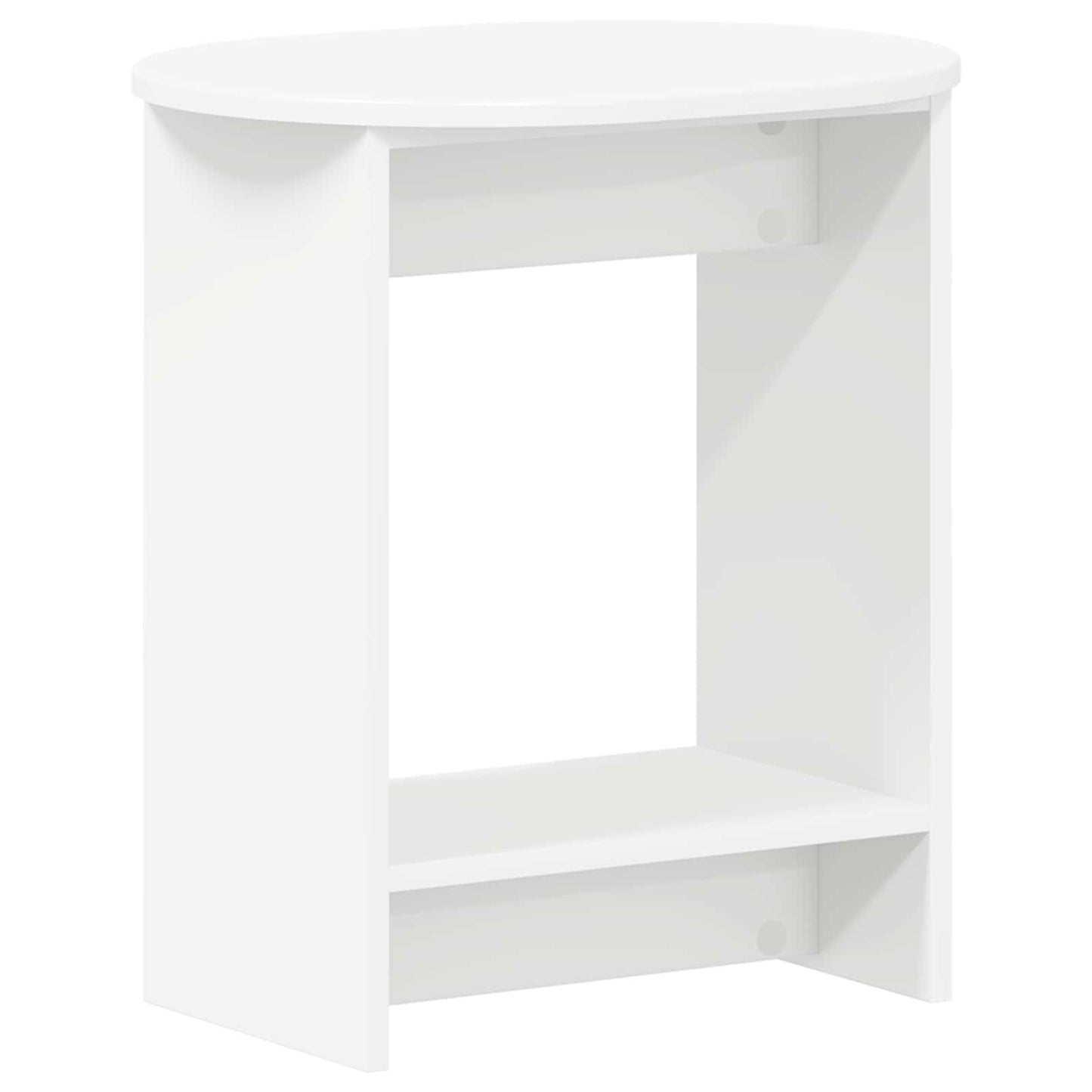 Beistelltisch Weiß 50 x 39,5 x 55 cm Holzwerkstoff