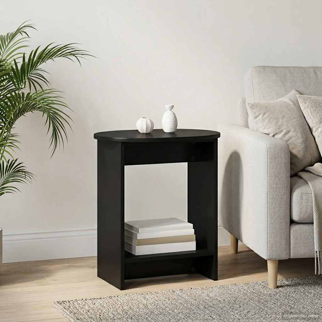 Beistelltisch Schwarz 50 x 39,5 x 55 cm Holzwerkstoff