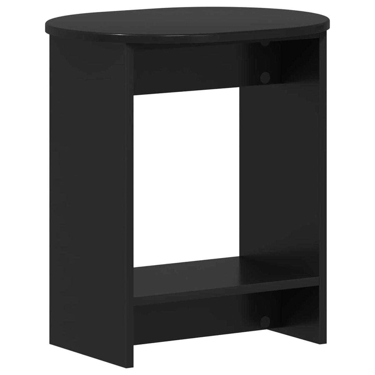 Beistelltisch Schwarz 50 x 39,5 x 55 cm Holzwerkstoff