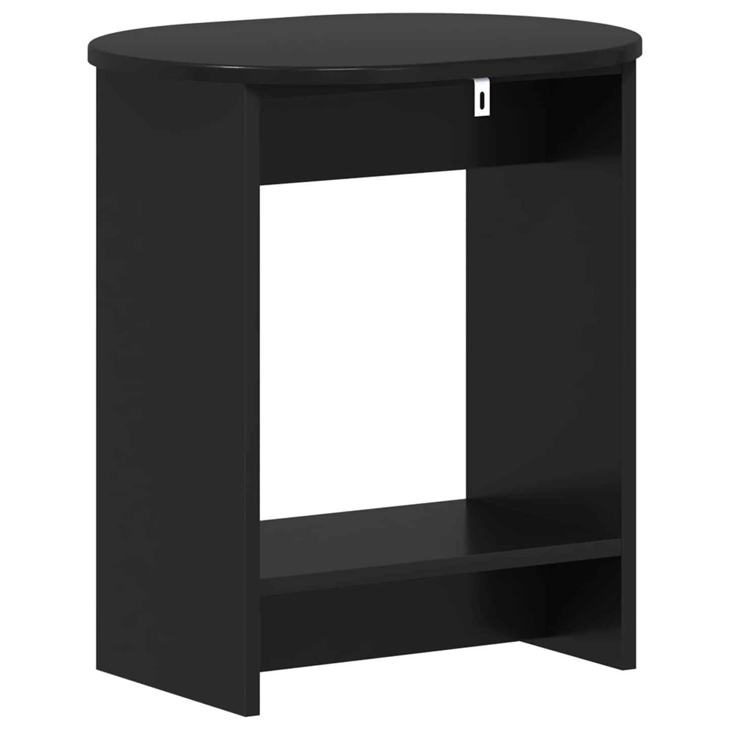 Beistelltisch Schwarz 50 x 39,5 x 55 cm Holzwerkstoff