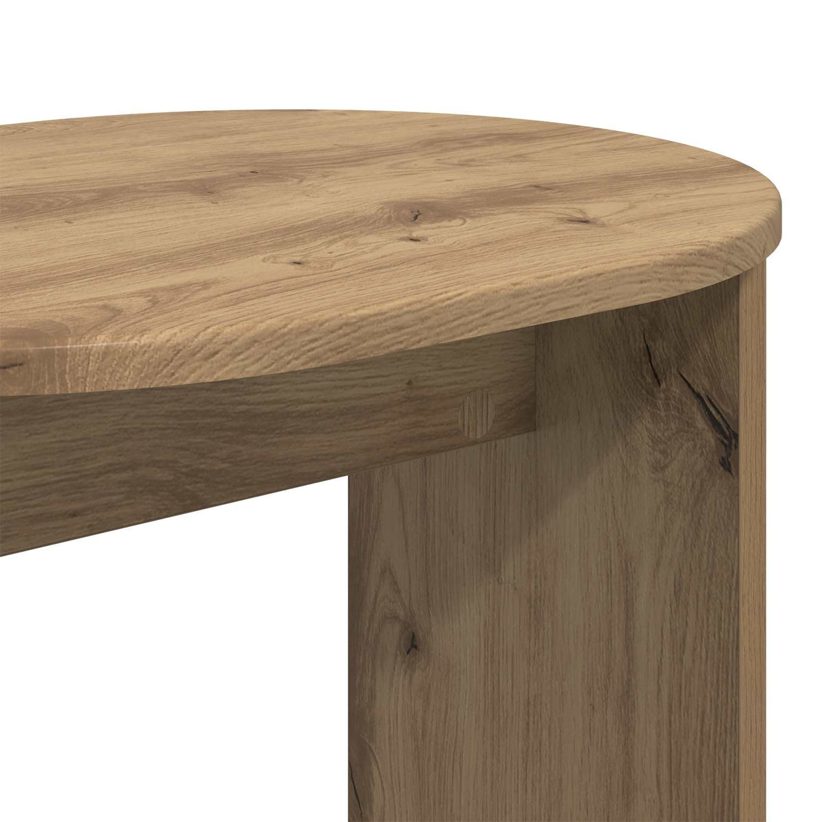 Beistelltisch Artisan-Eiche 50 x 39,5 x 55 cm Holzwerkstoff