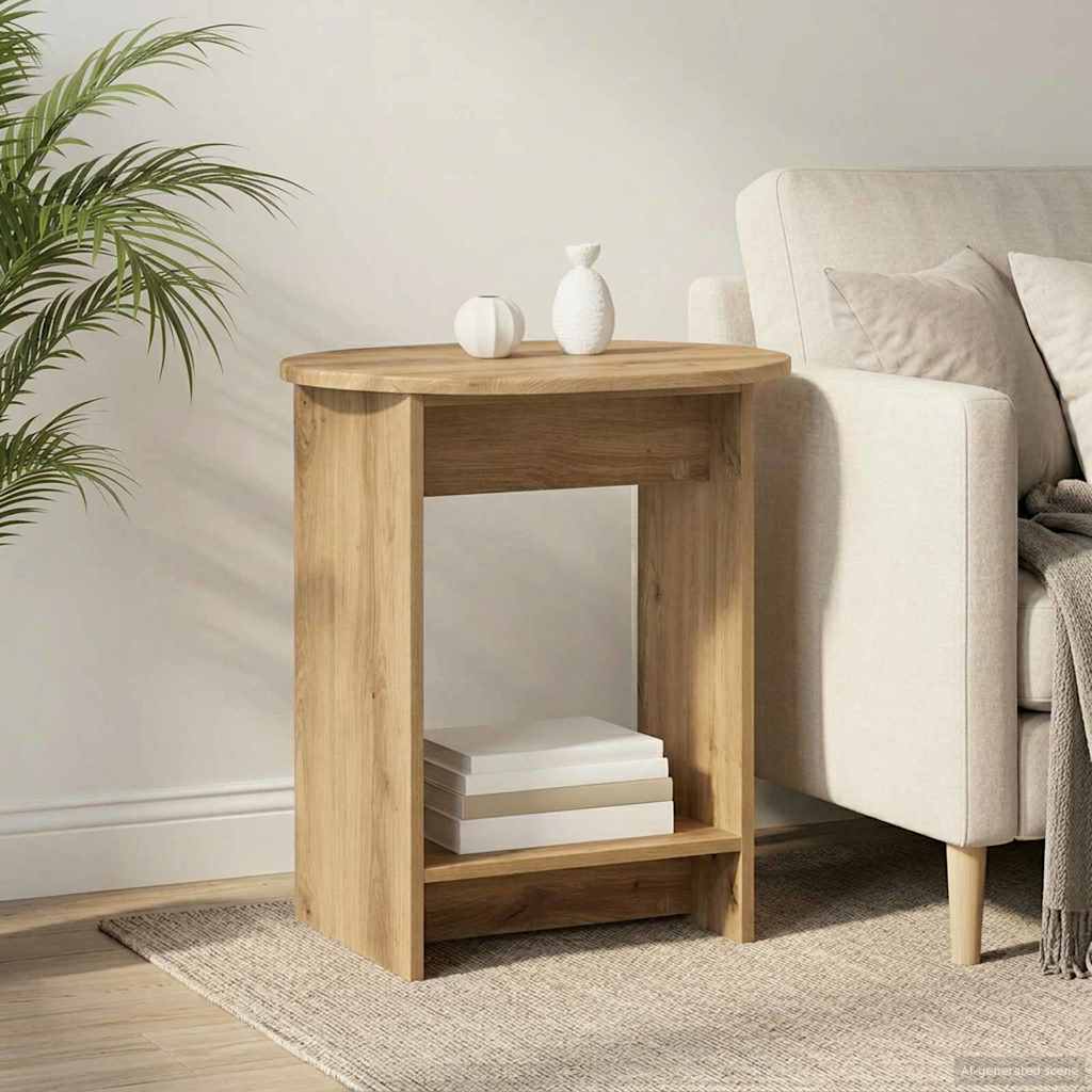 Beistelltisch Artisan-Eiche 50 x 39,5 x 55 cm Holzwerkstoff