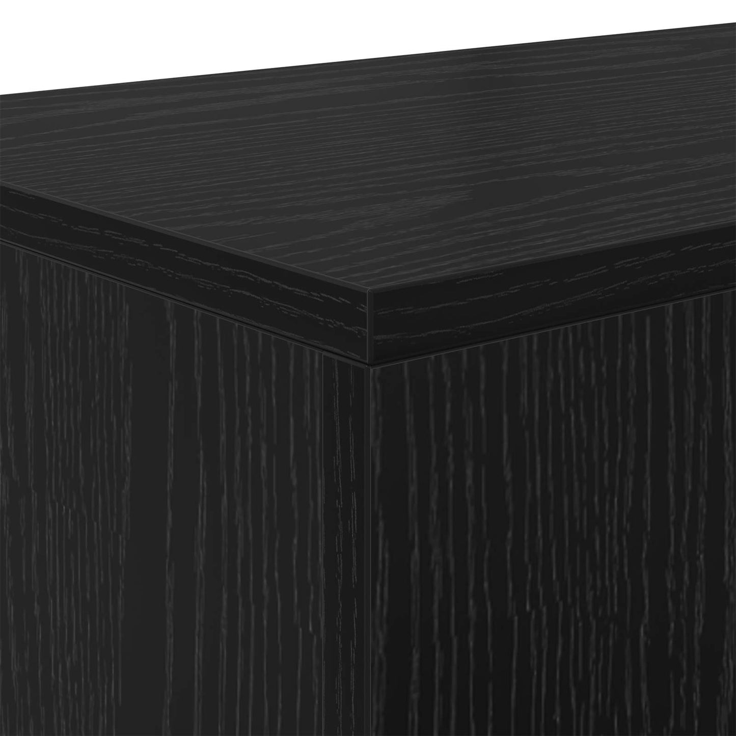Schwarz Eichen-Optik 101 x 29 x 74 cm
